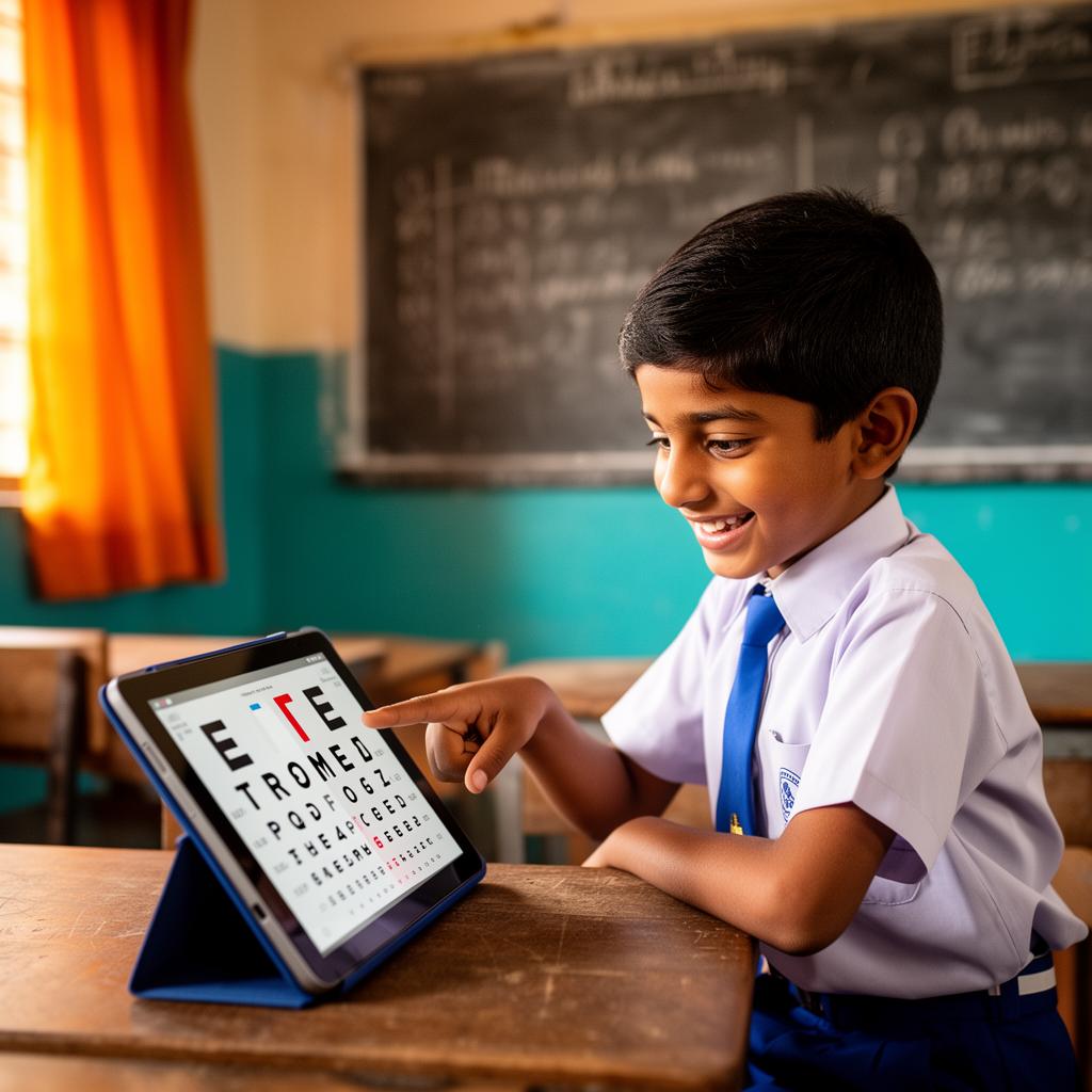 Vision screening program in India